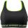 Under Armour Crossback Mid Bra Sports Bra - Womens - Black Lime