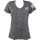 Under Armour Freedom Tech Short Sleeve V Neck Shirt - Womens - Black Heather Pink