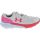 Under Armour Charged Rogue 3 Kids Running Shoes - Gray Blue Pink