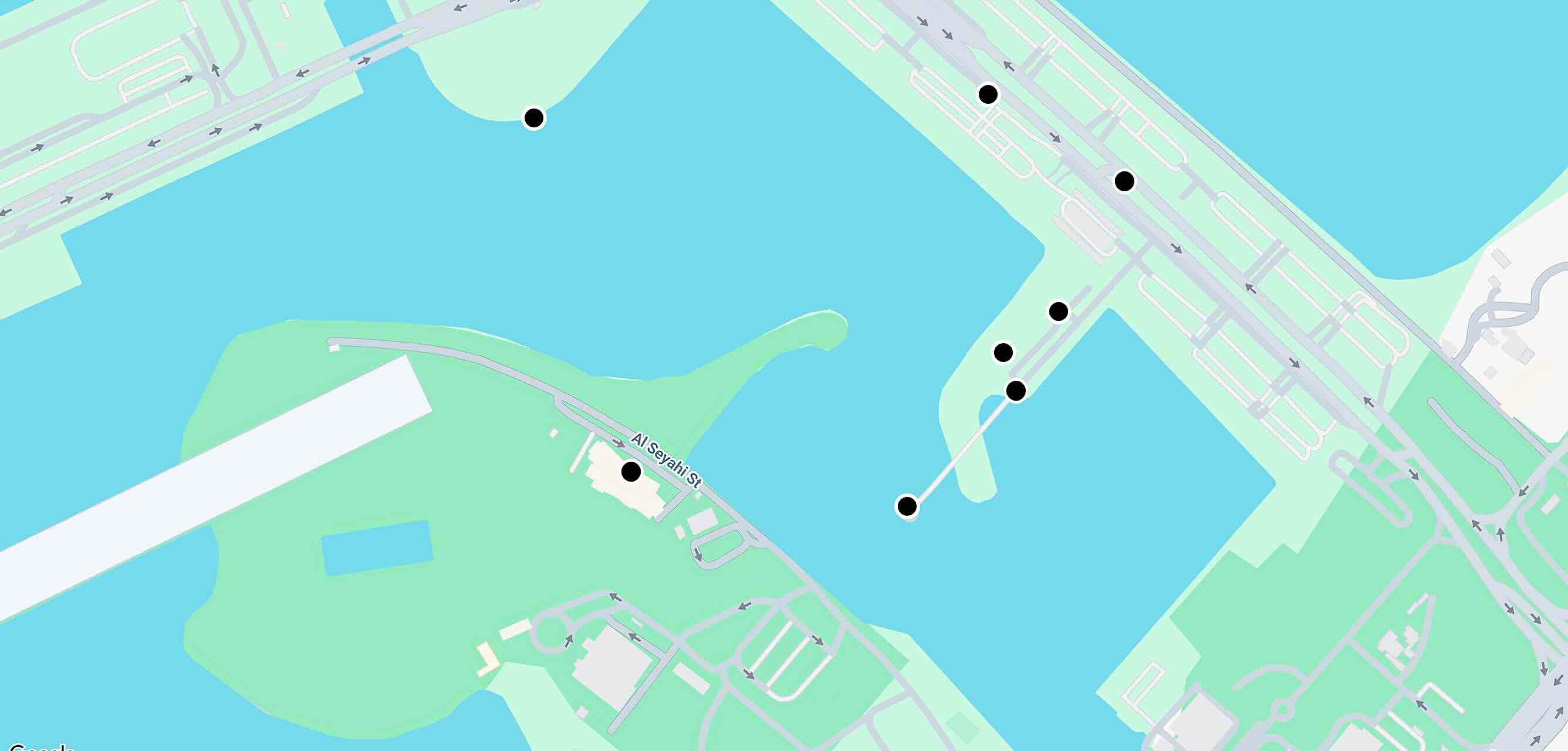 Dubai Harbour Location Map