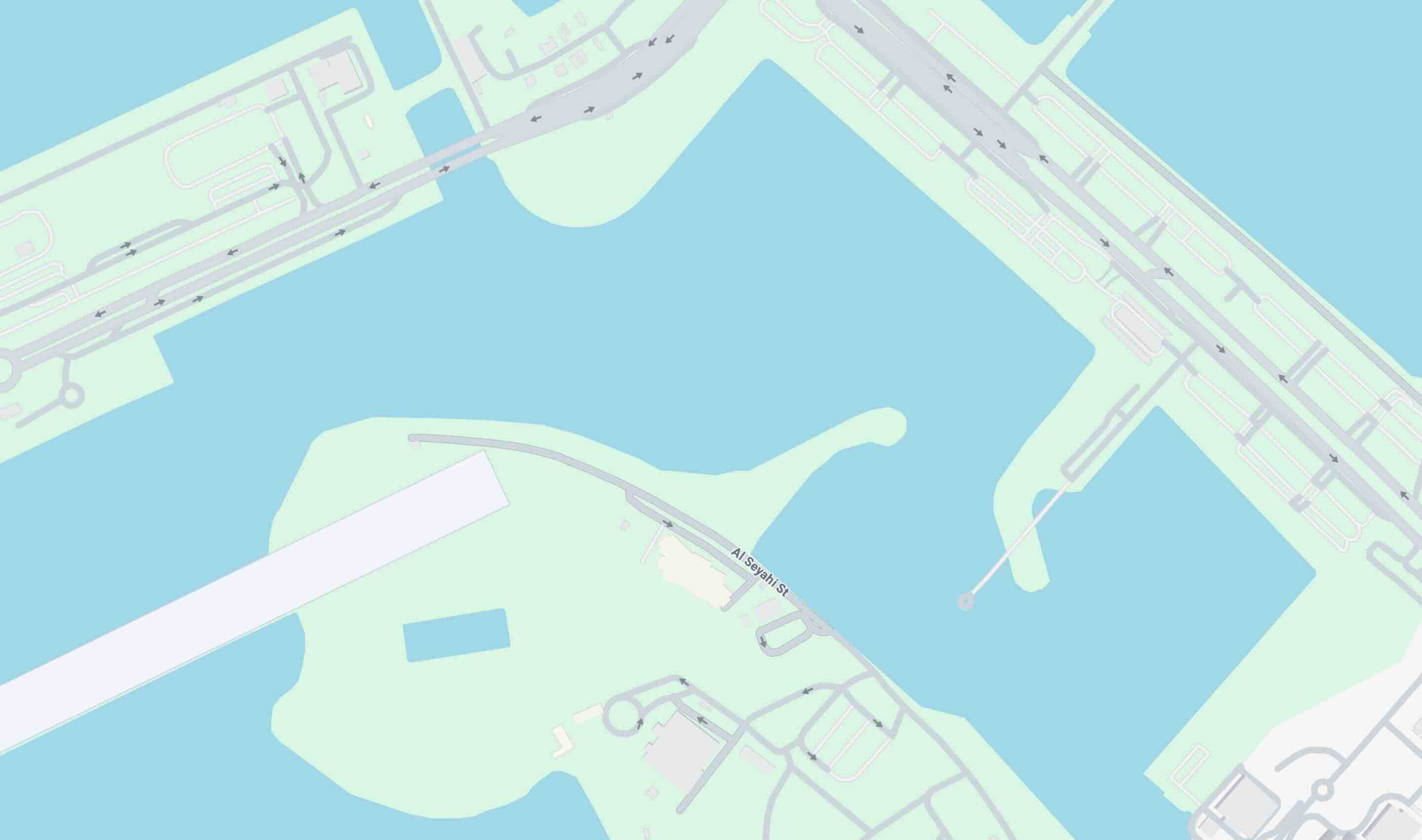 Dubai Harbour Location Map