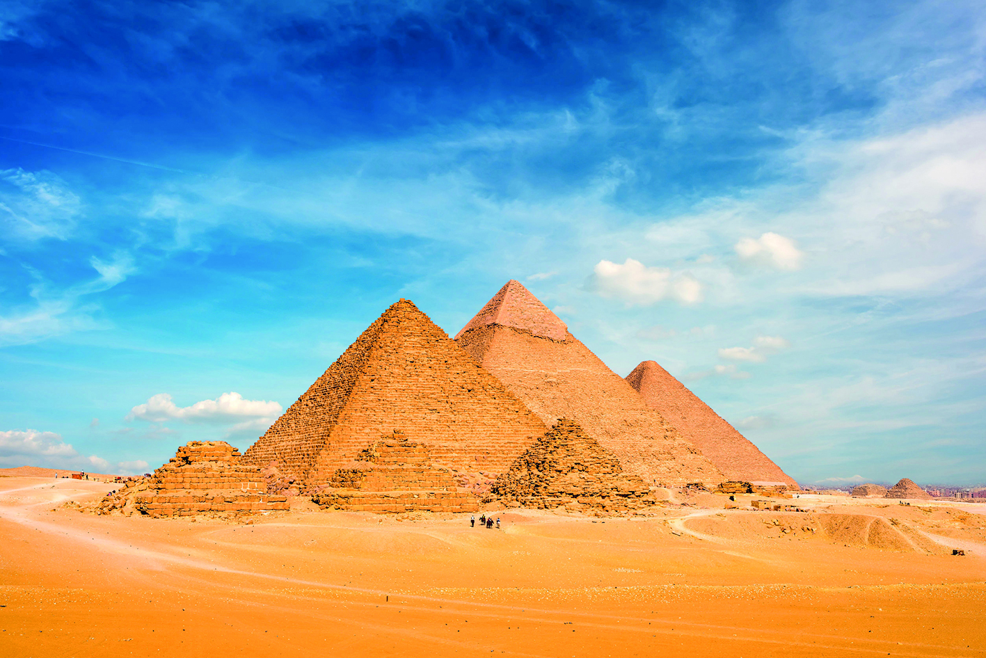 Giza Pyramids, Egypt.