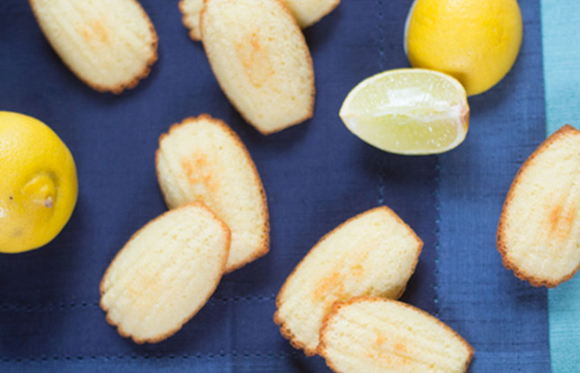 Amoretti Recipe: Lemon Madeleines