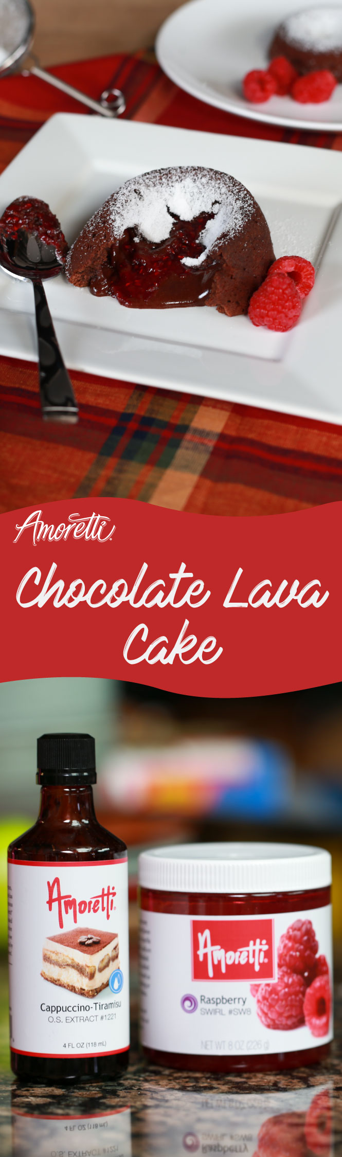 Rich and delicious chocolate lava cake makes for a perfect romantic dessert!