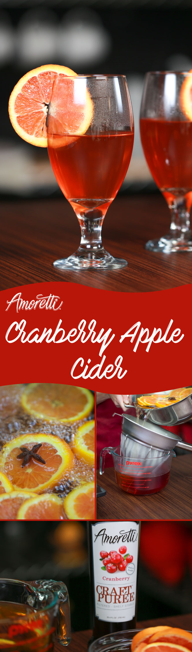 Warm up with our Cranberry Apple Cider!