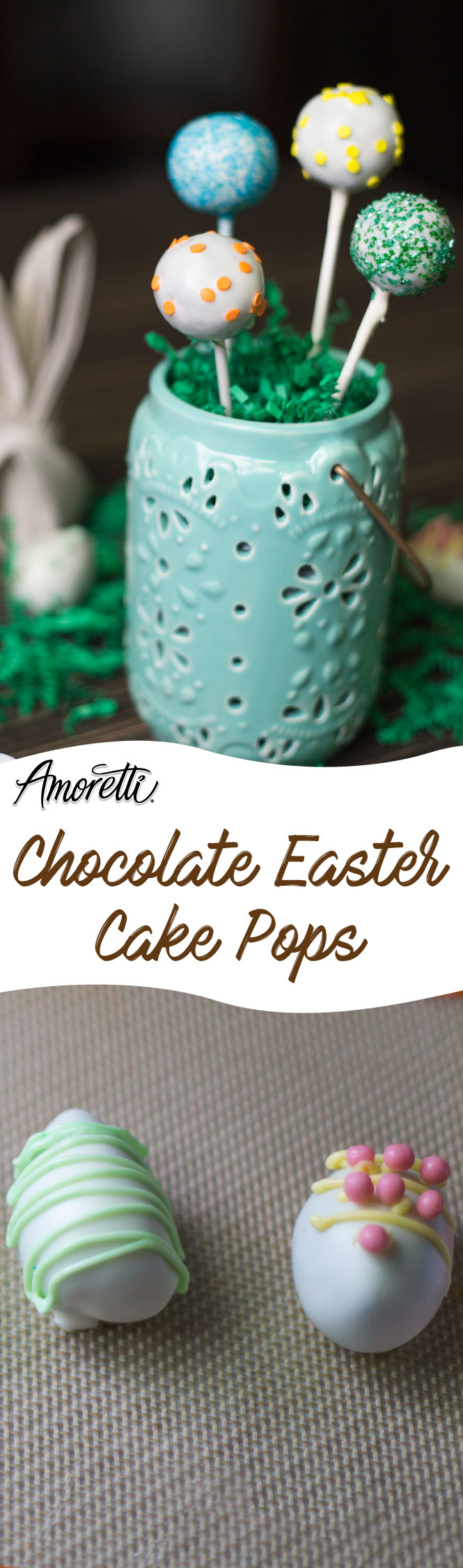 Fun and simple Cake Pops to make for Easter!