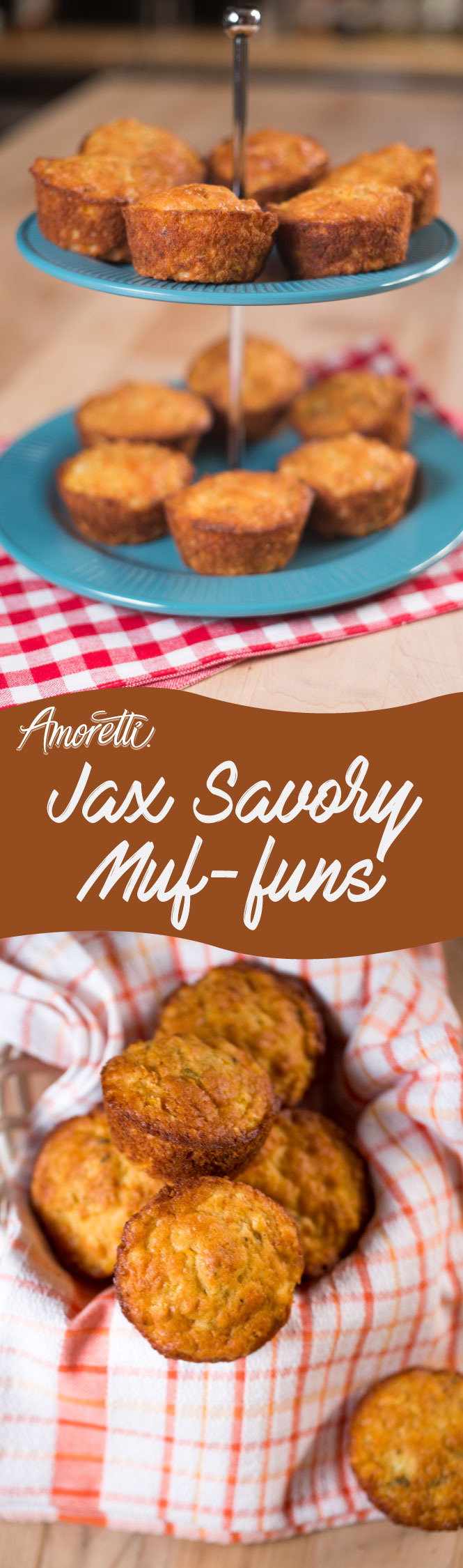 Delicious savory muffins for a barbecue or picnic!