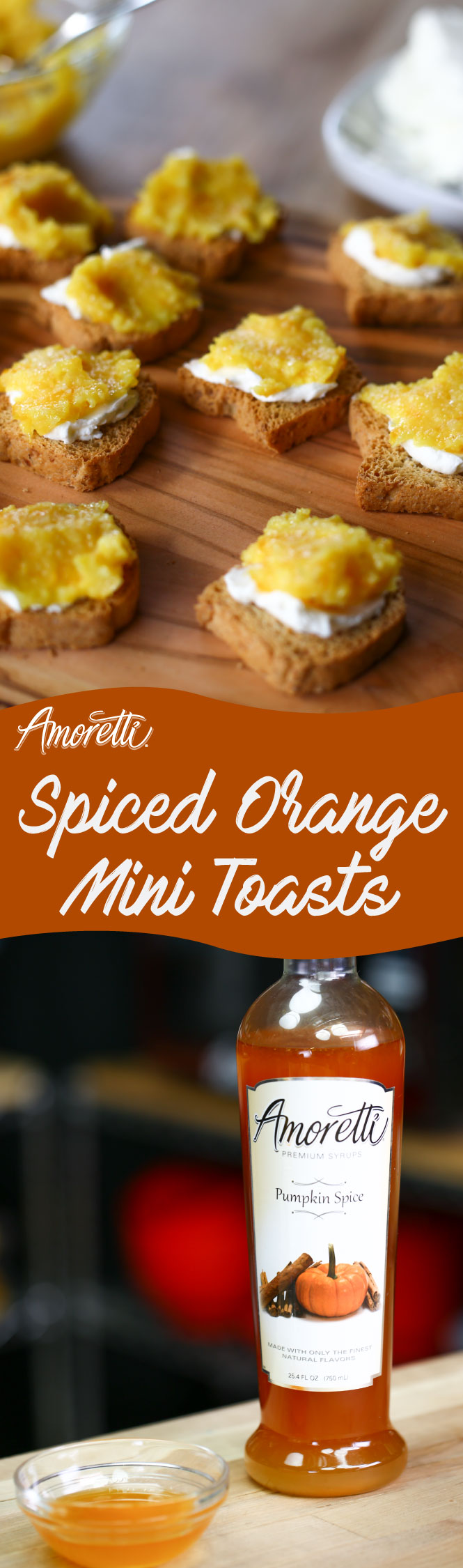 Quick recipe to make and pack with orange and pumpkin spice flavor!