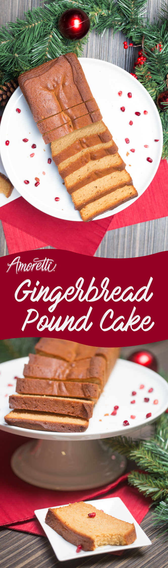 A great recipe for the holidays our gingerbread pound cake its pack with flavor! 