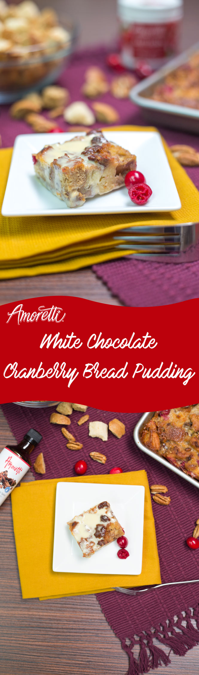 Rich and tangy cranberry put a new twist on this classic dessert!