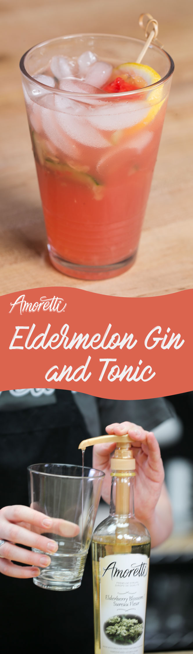 With a dollop of agave nectar for sweetness and a touch of elderberry blossom syrup, our Eldermelon Gin and Tonic is sure to be a hit this summer!