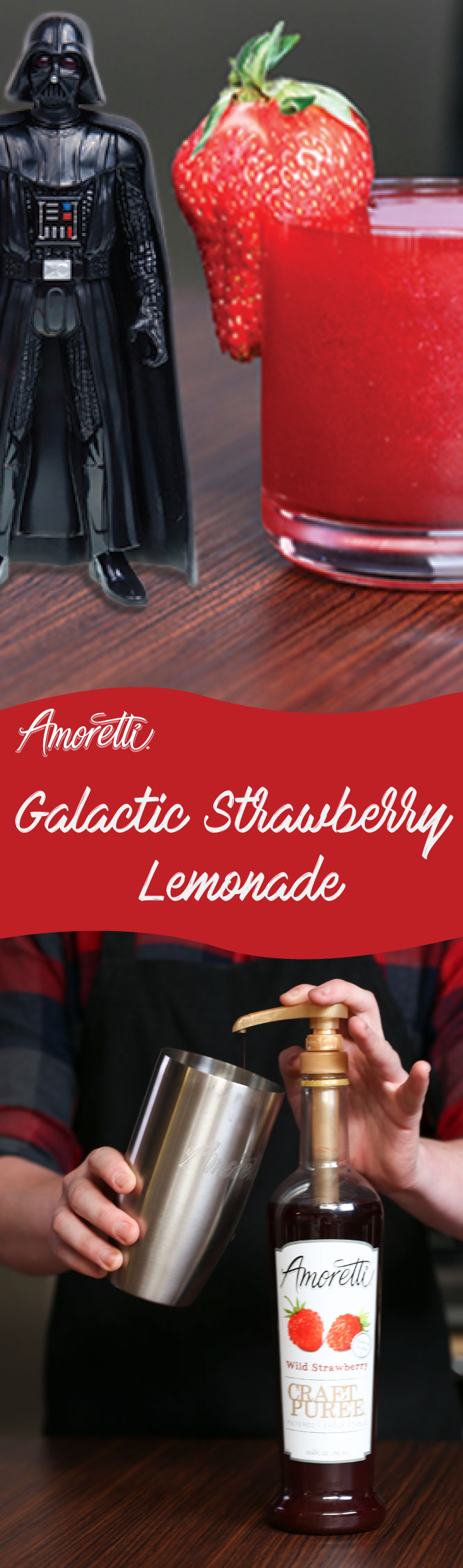 For those Star Wars fans we've got just the drink for you, our Galactic Strawberry Lemonade! Discover fruity flavor that's out of this world!