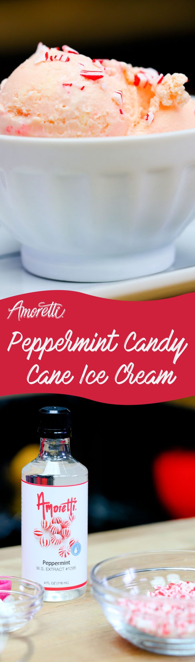 We have combined our favorite holiday candy with ice cream to make a delicious frozen treat!