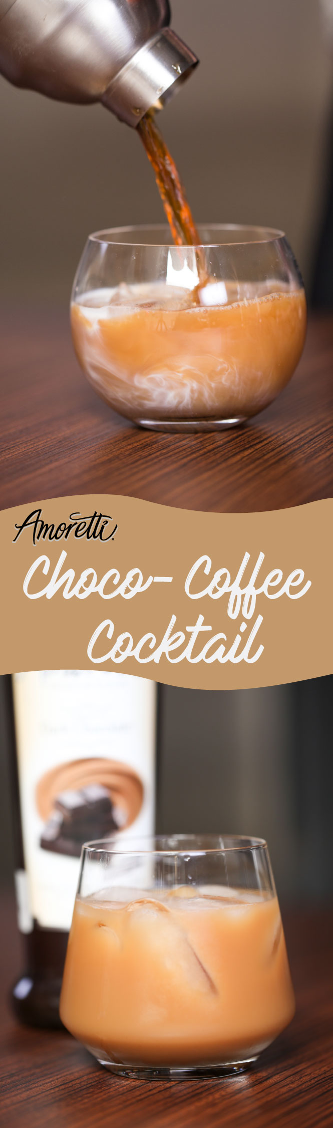 Celebrate Mother's Day by making her a delicious choco-coffee cocktail!