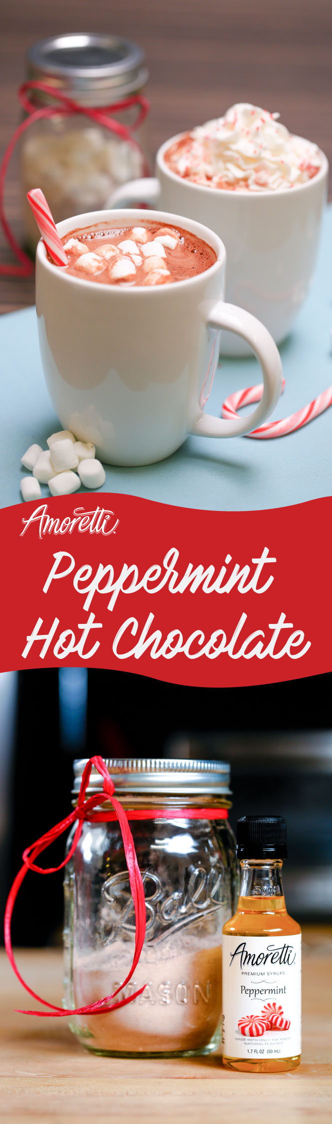 The joy of giving is a lot more satisfying than receiving so give the gift of delicious, chocolatey goodness with our Peppermint Hot Chocolate mix!