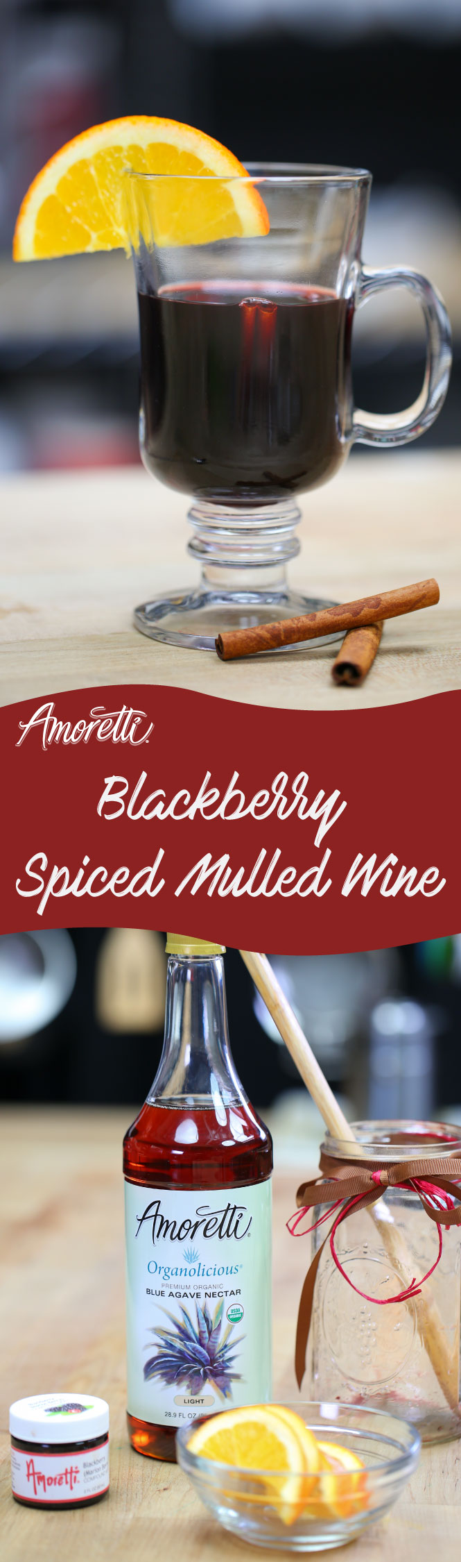 Our Blackberry Spiced Mulled Wine not only tastes delicious but will warm you up on those cold winter nights!