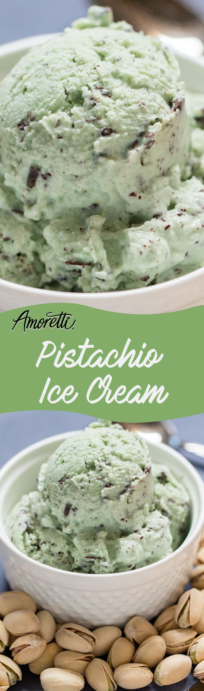 Pistachio Chocolate Chip is one our favorite ice cream flavors!