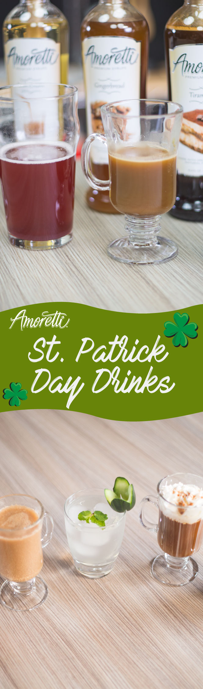 St. Patrick Day's is never the same without some over the top creative and tasty cocktail drinks!