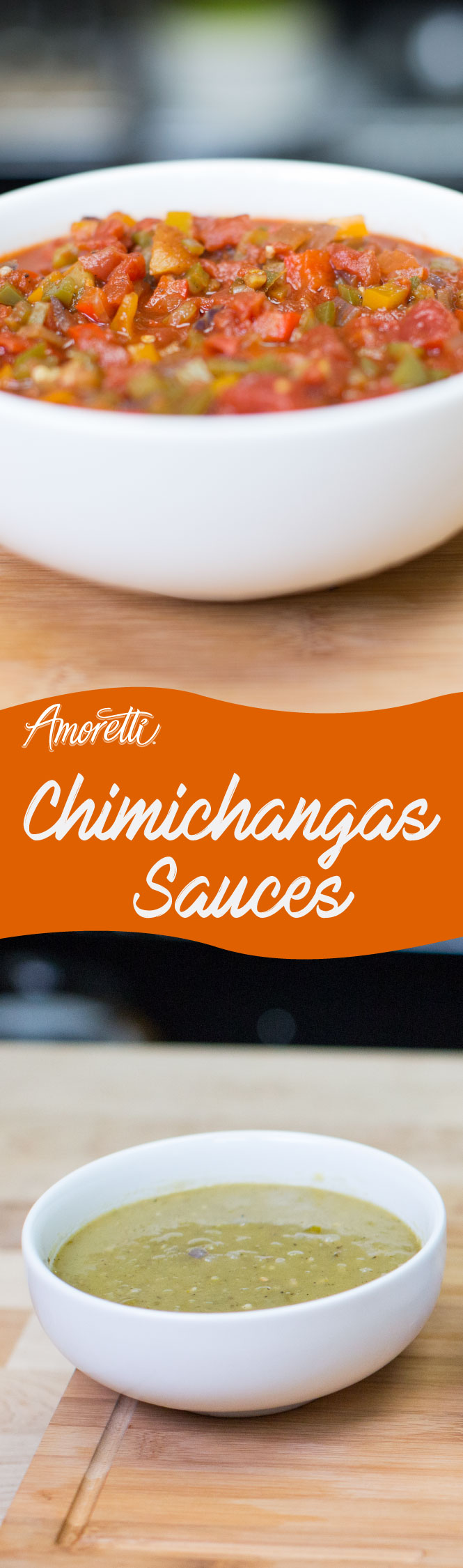 Three sauces to accompany your chimichangas!