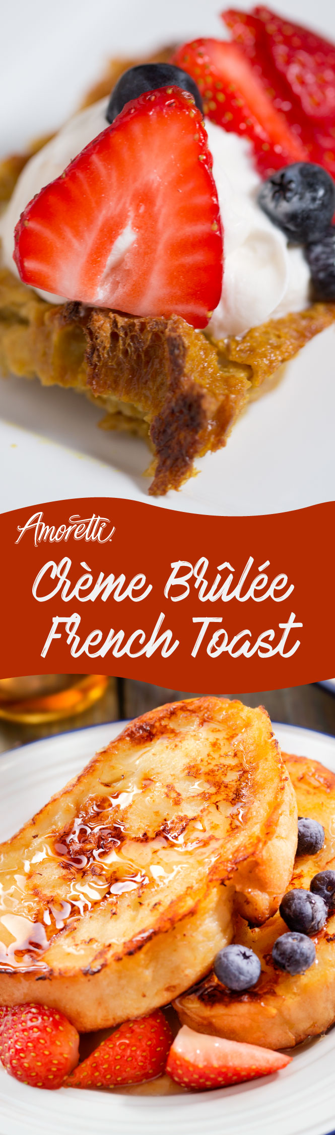 Combine your favorite brunch desserts and make your one of a kind Crème Brûlée French Toast!