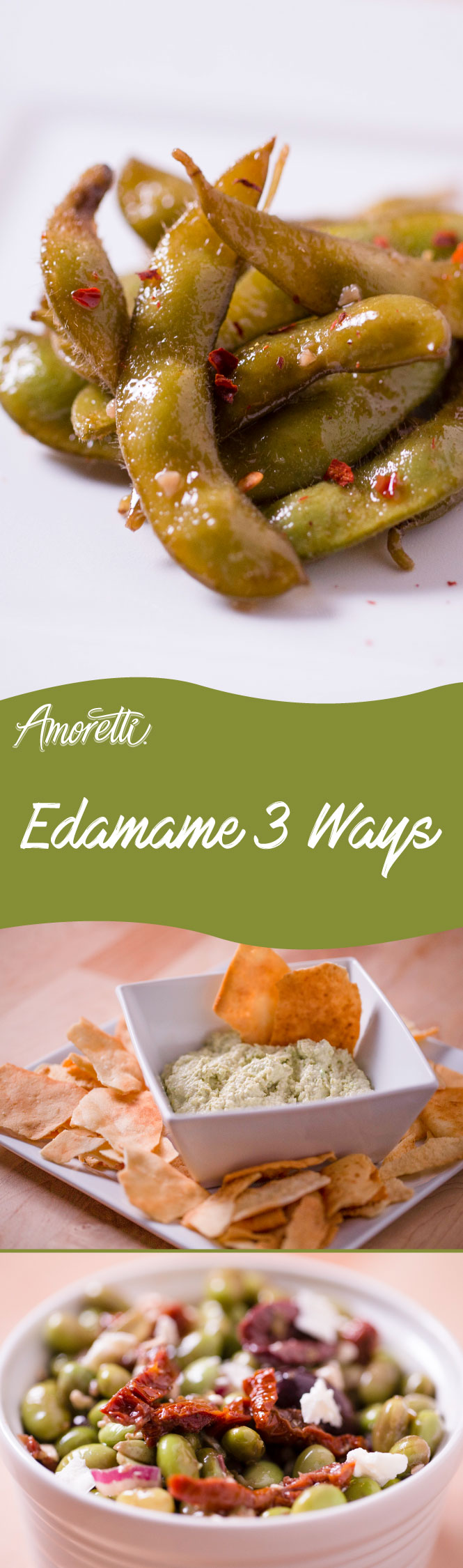 Edamame makes a great appetizer and snack!