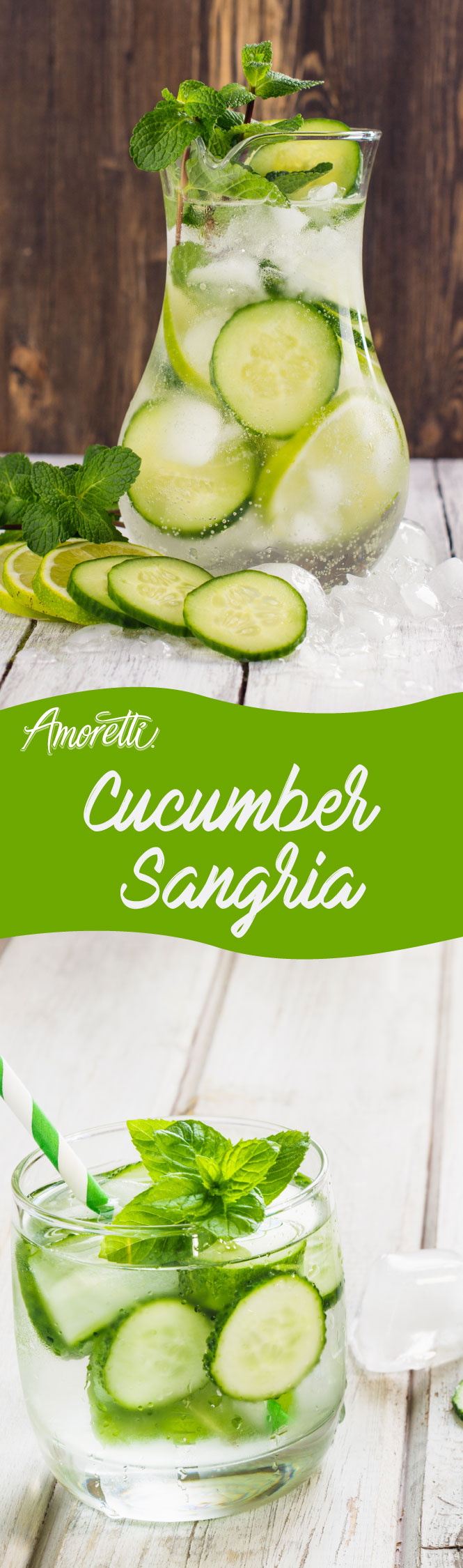 You know summer has arrived when you have a glass of our refreshing Cucumber Sangria!