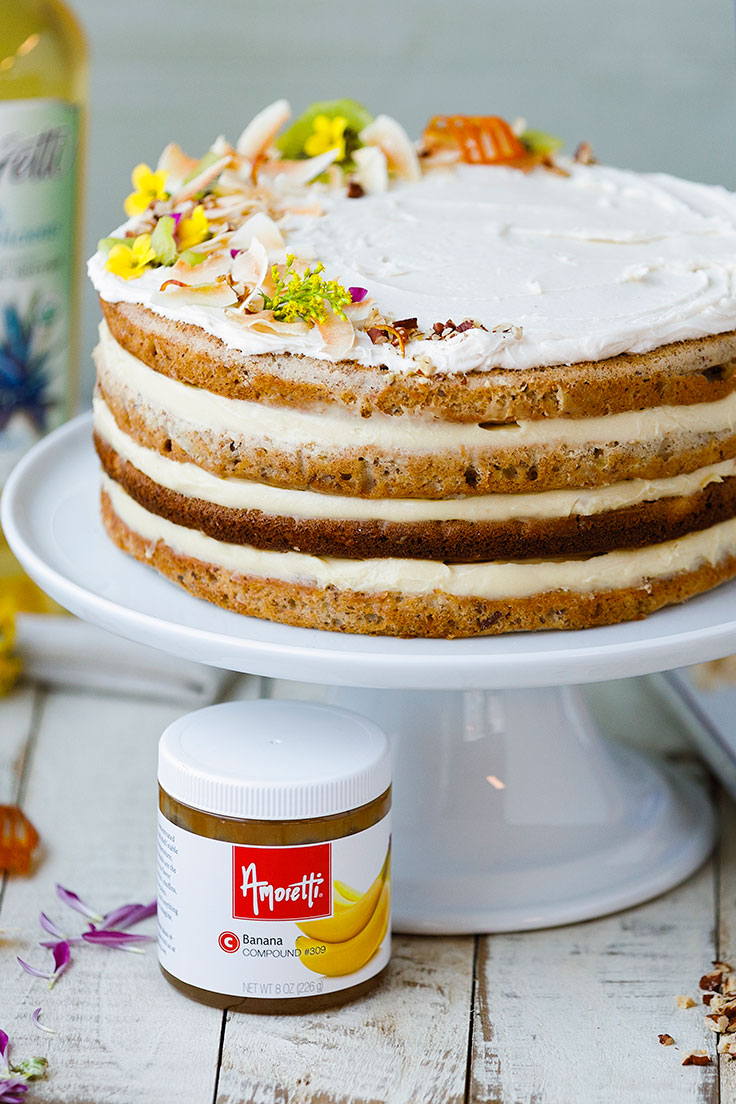 Hummingbird Cake with Amoretti items