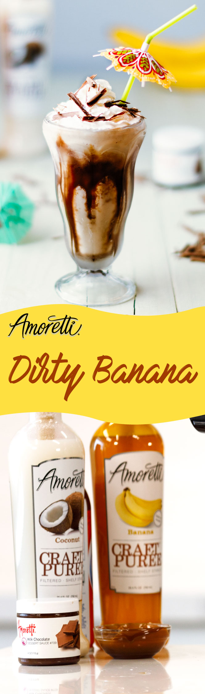 This Dirty Banana cocktail will make you feel like you are in a tropical paradise!