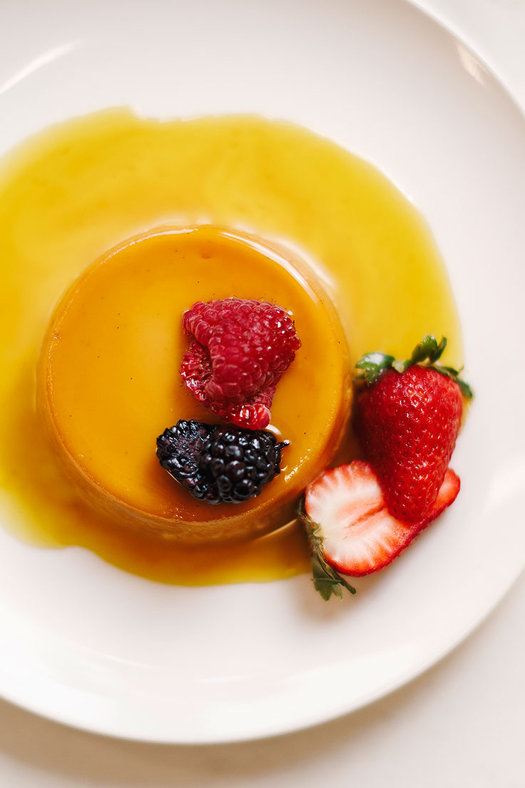 Amoretti Recipe: Passion Fruit Flan