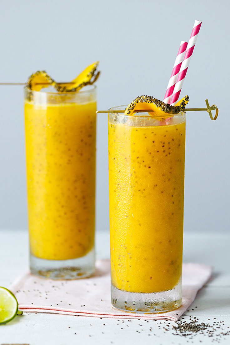 Amoretti Mango & Guava Tropical Chia Spritzer Recipe