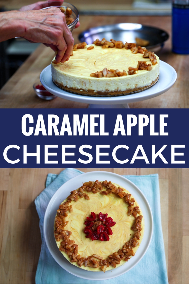 Amoretti Apple Caramel Cheesecake