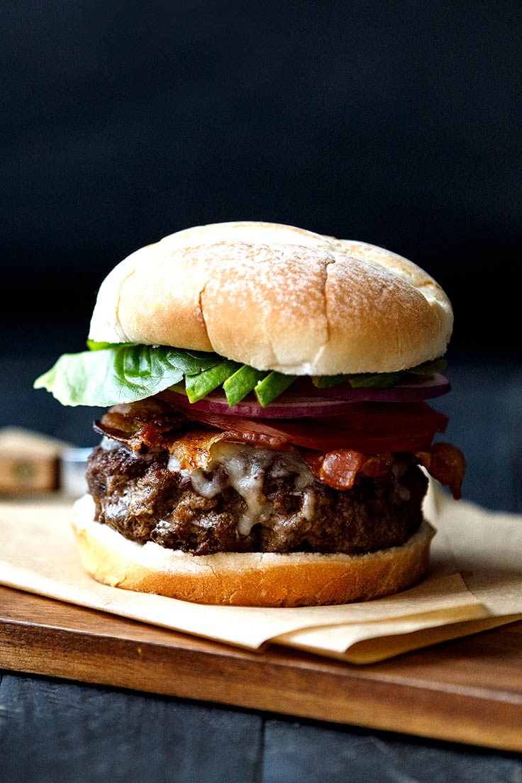 Amoretti's recipe for a Spicy Bacon Burger