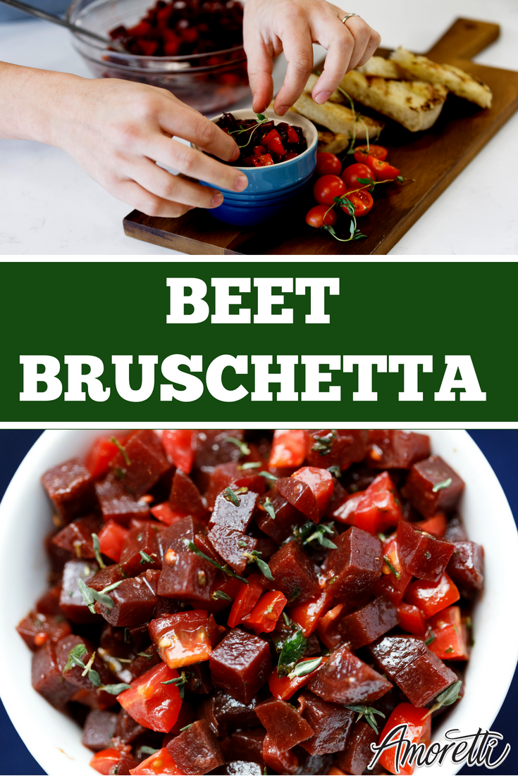 Amoretti Beet Bruschetta