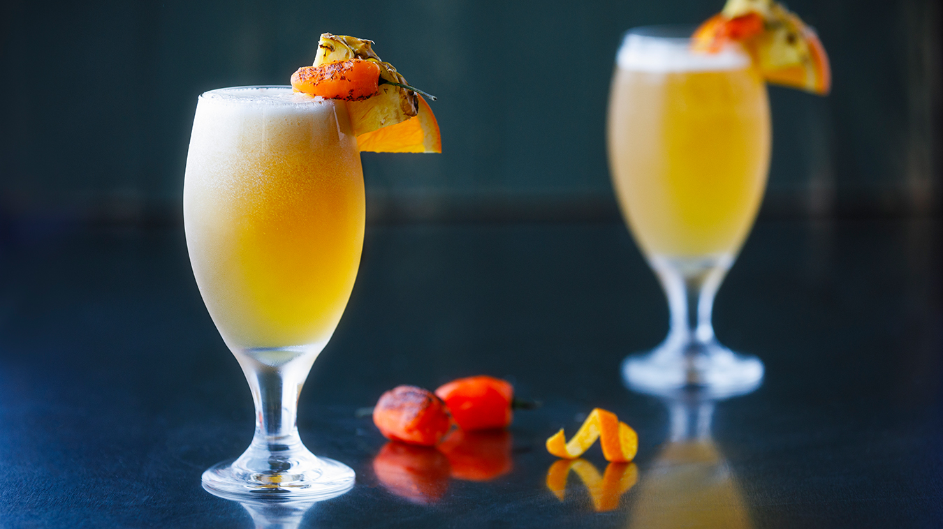 Amoretti Recipe: Pineapple Habanero Shandy Cocktail