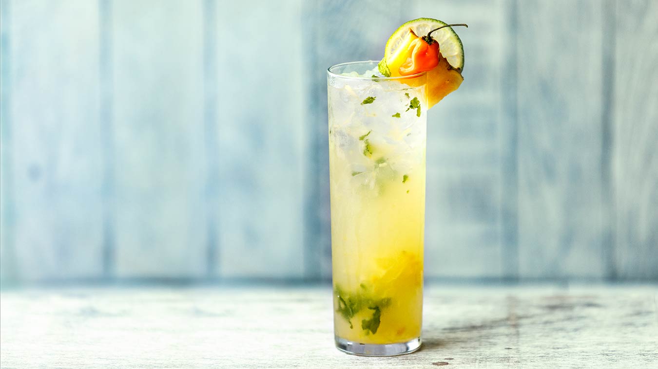 Amoretti Recipe: Pineapple Habanero Mojito