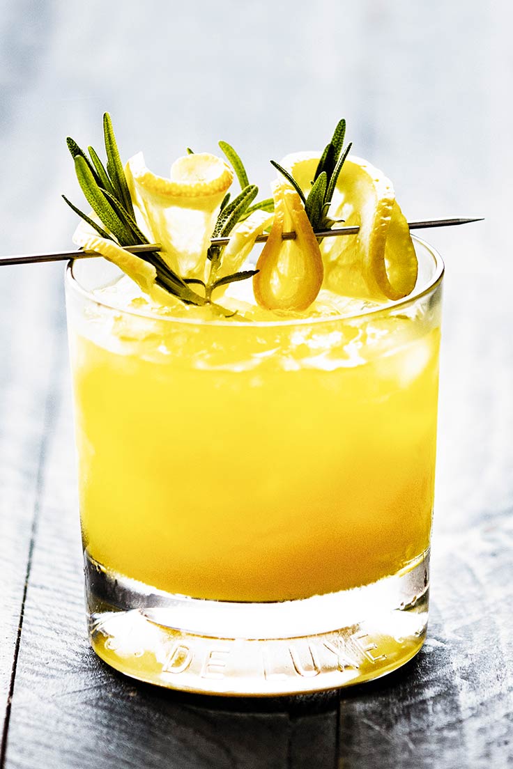 Amoretti Rosemary Whiskey Sour Recipe: A modern, herbal take on our favorite whiskey sour