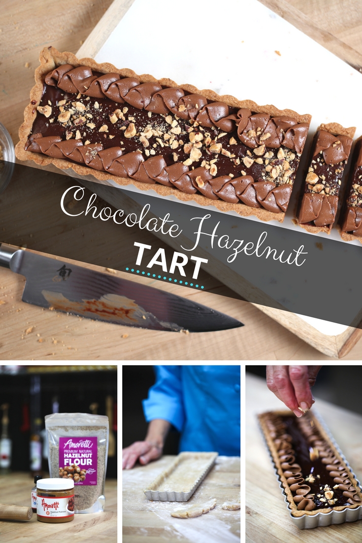 Amoretti Chocolate Hazelnut Tart Recipe