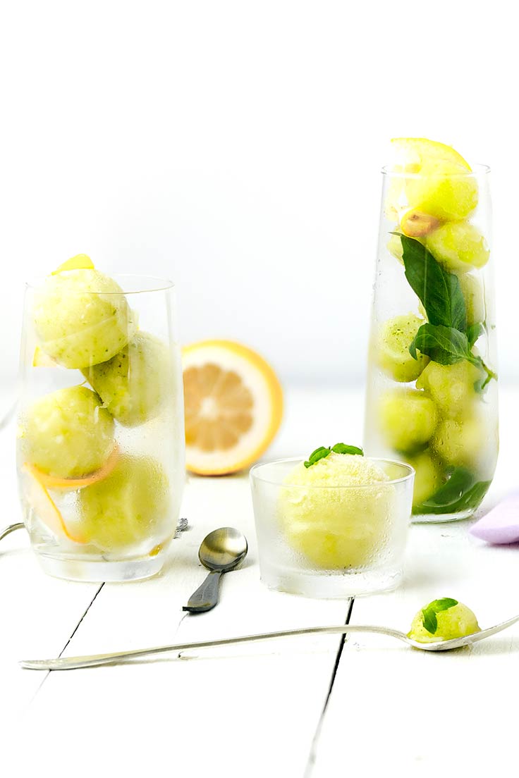 Amoretti Lemon Basil Sorbet Recipe: A refreshing summer dessert!