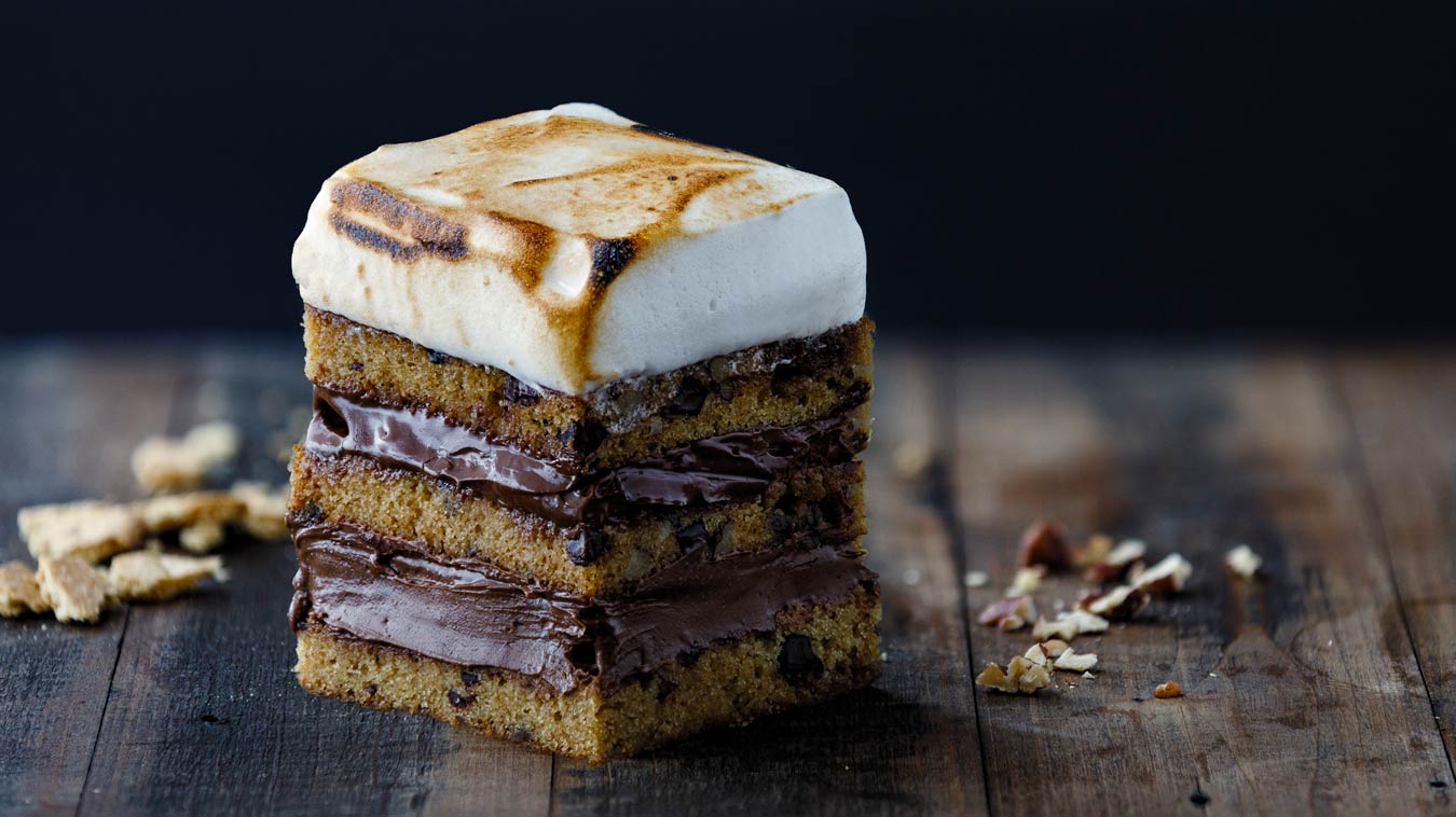 Amoretti Recipe: S'mores Cake