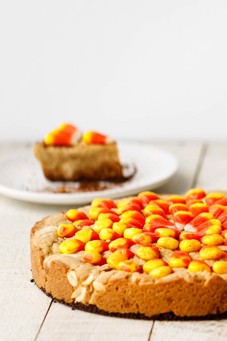 Amoretti Candy Corn Peanut Blondies Recipe