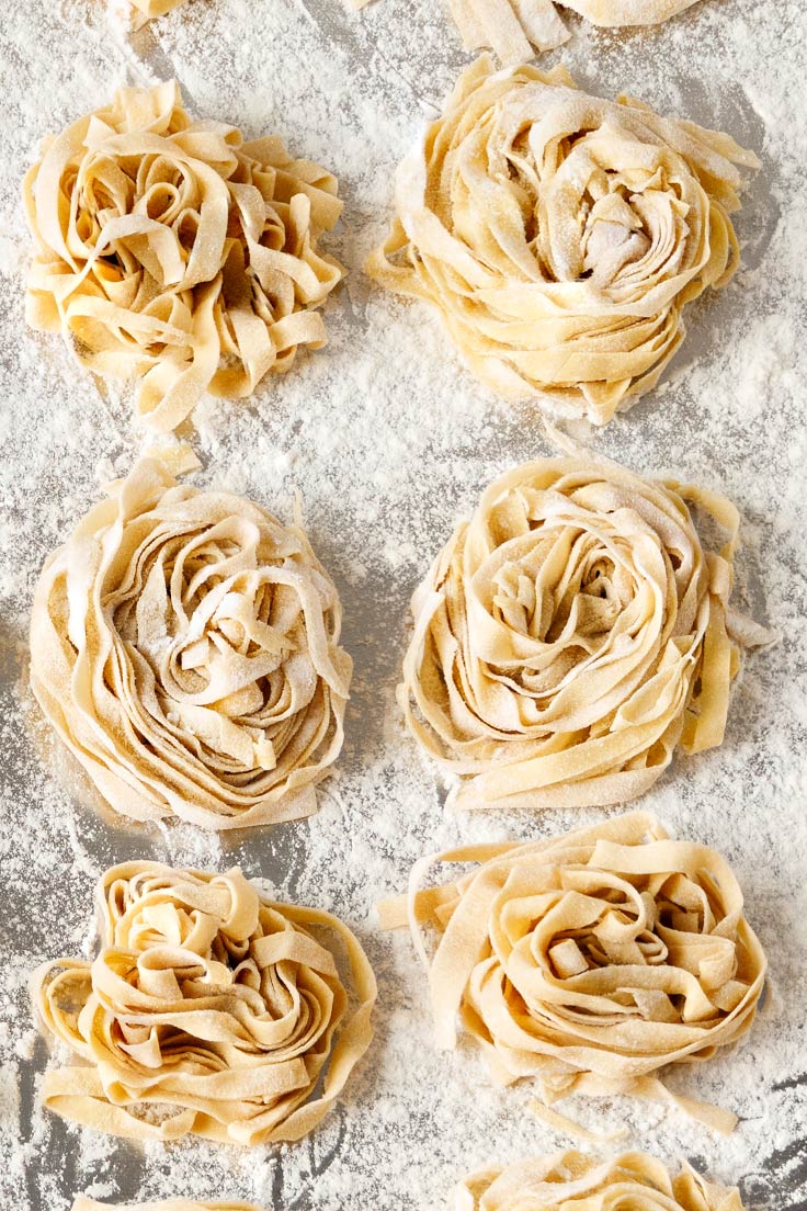 Amoretti Homemade Pasta Recipe, little nests