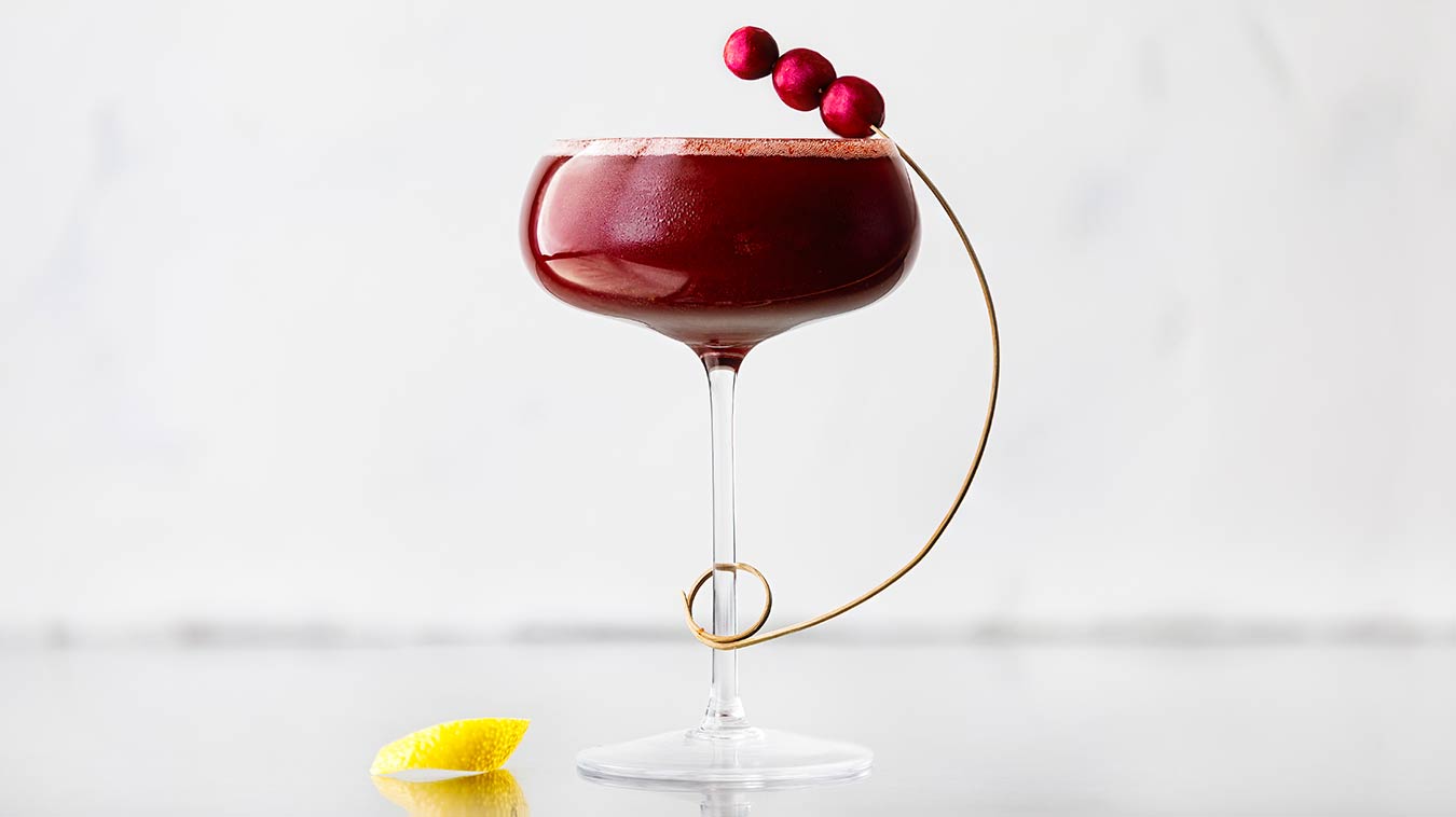 Amoretti Cranberry Sauce Cocktail Recipe