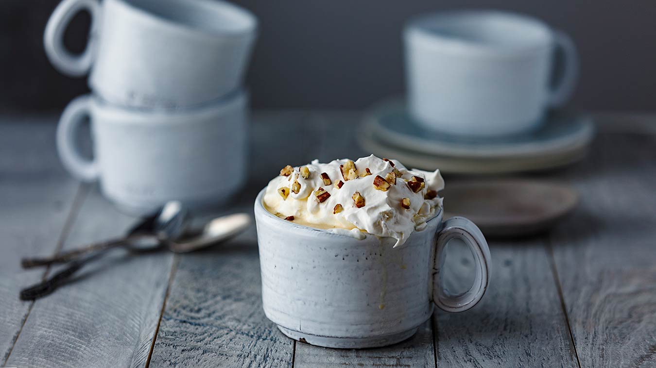 Amoretti Spiked Pecan Pie White Hot Chocolate Recipe