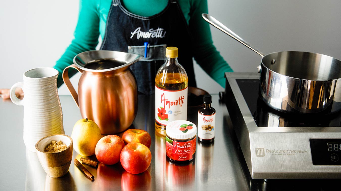 Everything we need to make Amoretti's Ponche Navideño