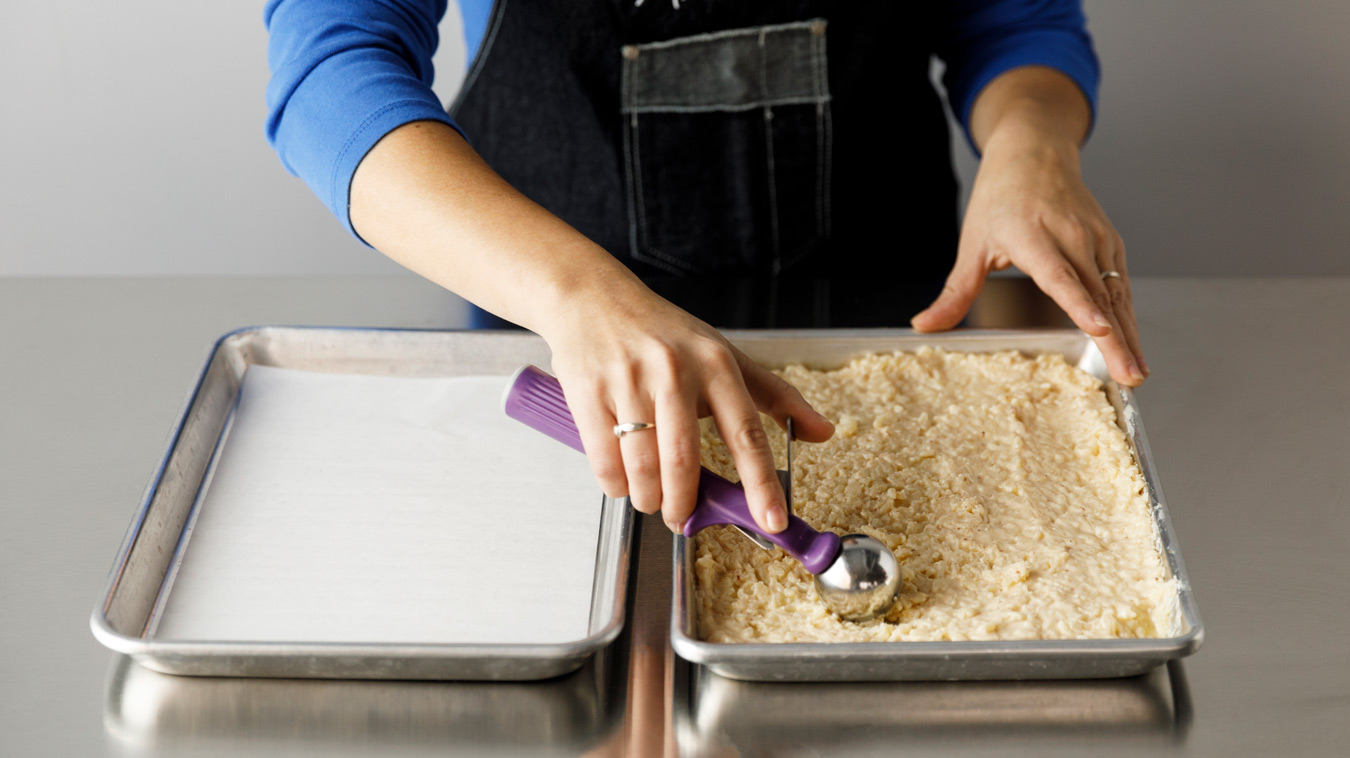 Amoretti's Horchata Arancini with Mexican Coffee Dipping Sauce starts with leftover rice pudding