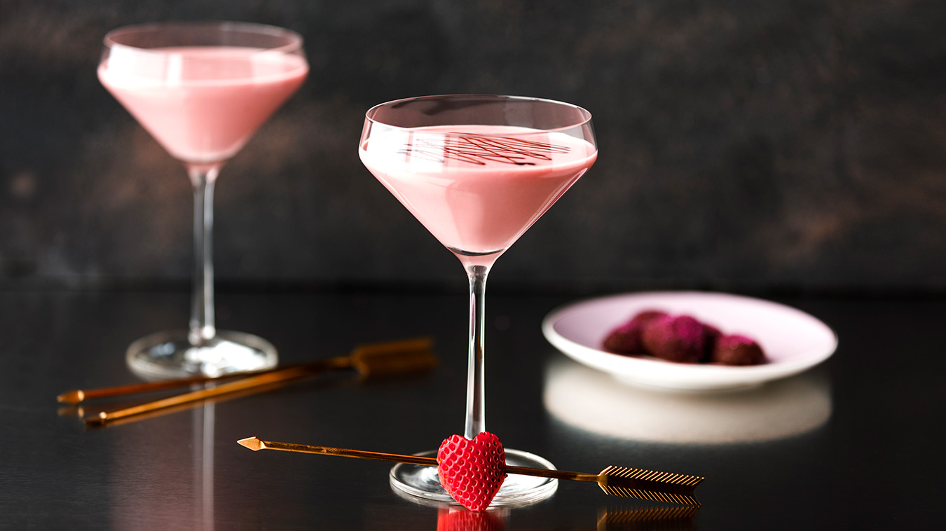 Amoretti Recipe: Chocolate Covered Strawberry Martini