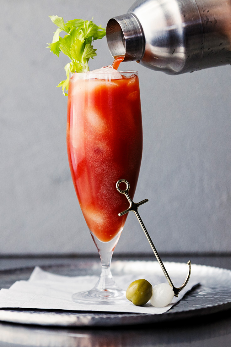 Amoretti Mango Habanero Bloody Mary Recipe pour