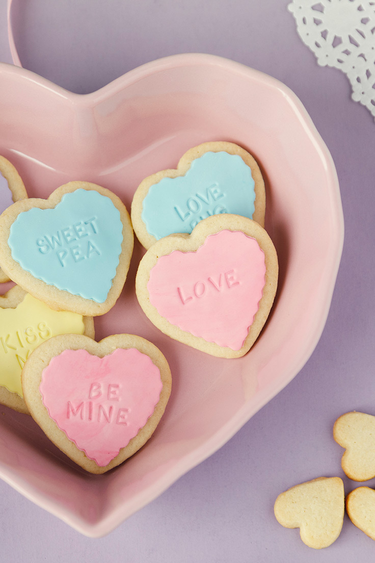 Amoretti Conversation Heart Cookies Recipe