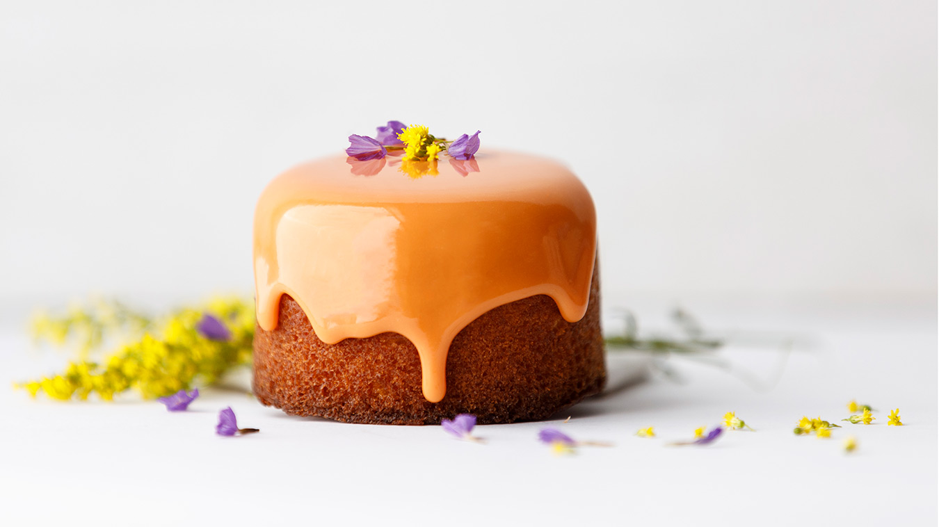 Amoretti Recipe: Lemon Verbena Pound Cake with Tangerine Glaze