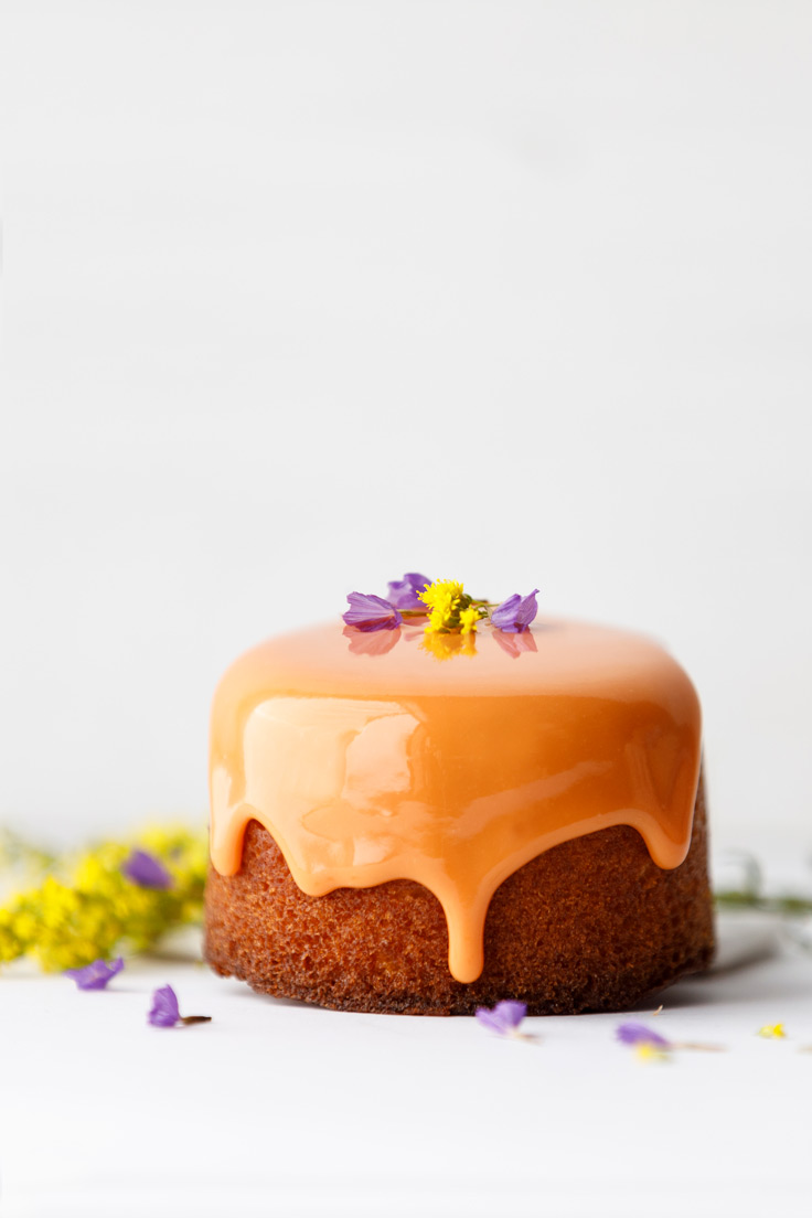 Amoretti Lemon Verbena Pound Cake Recipe with Tangerine Glaze